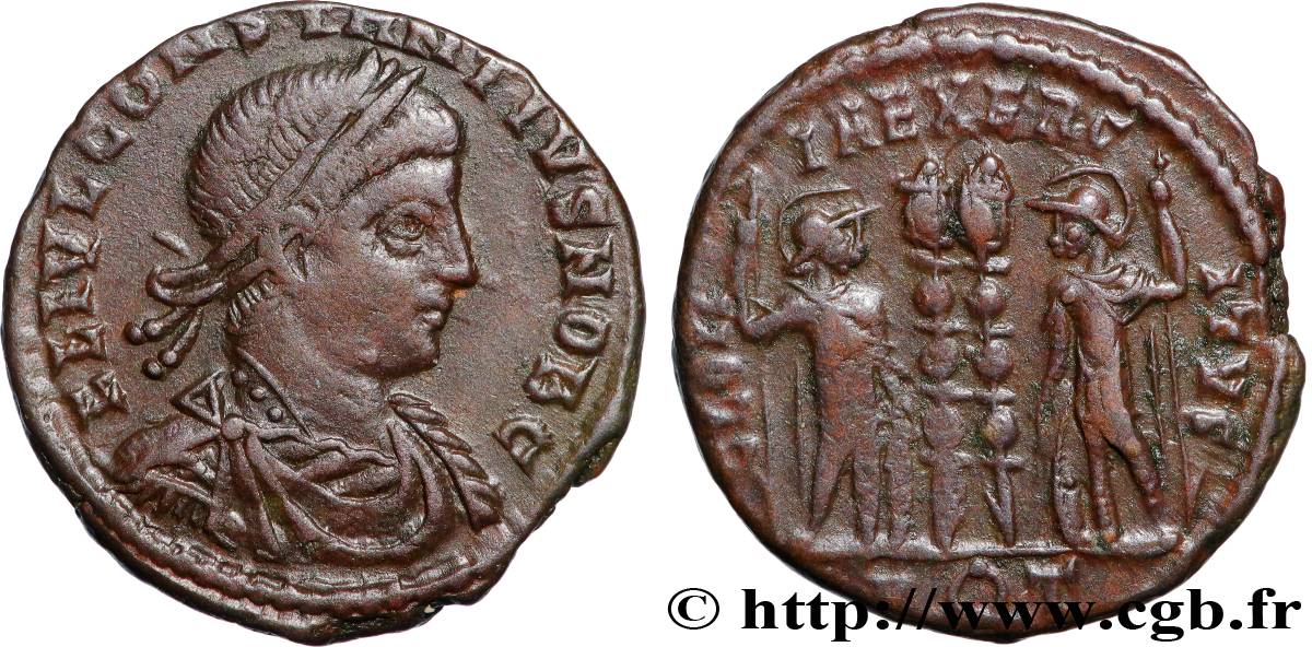 CONSTANTIUS II Centenionalis ou nummus AU