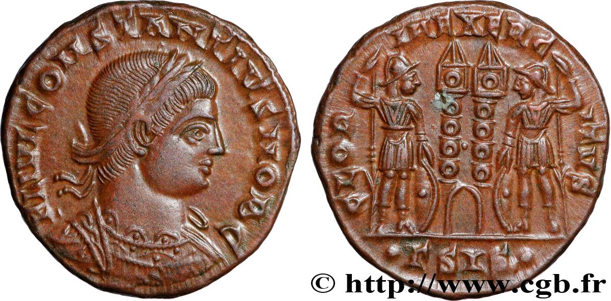 CONSTANTIUS II Centenionalis ou nummus MS