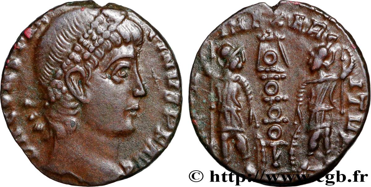 CONSTANTINE II Centenionalis ou nummus AU