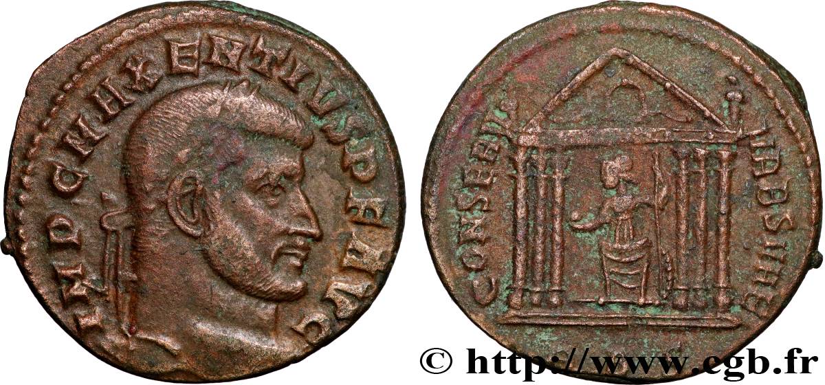 MAXENTIUS Follis ou nummus XF