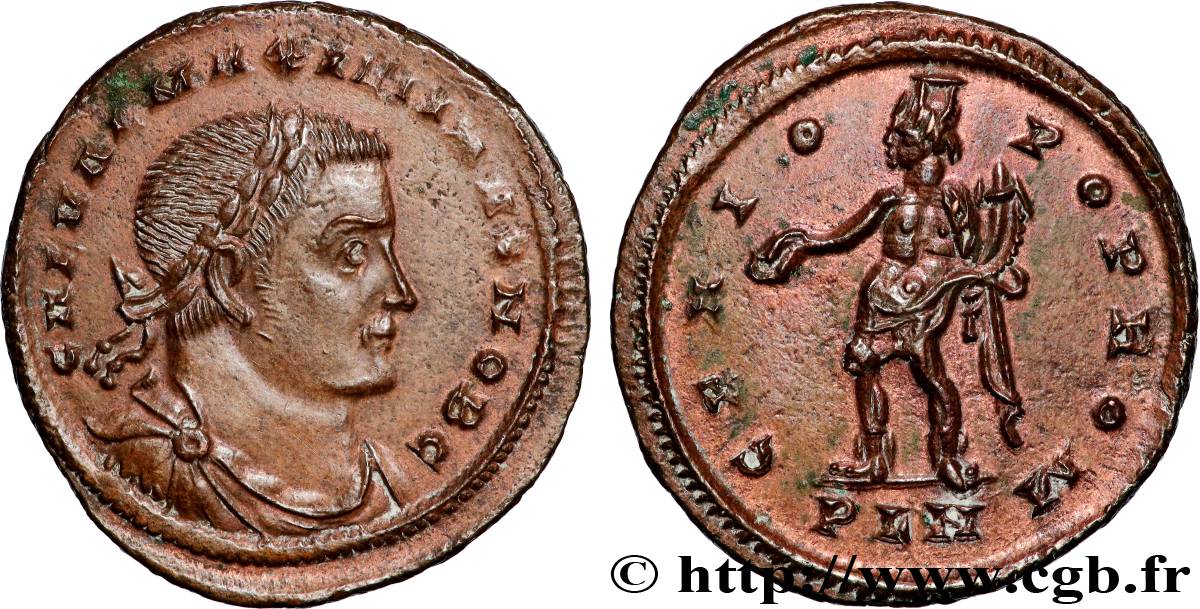 MAXIMINUS II DAIA Follis ou nummus VZ