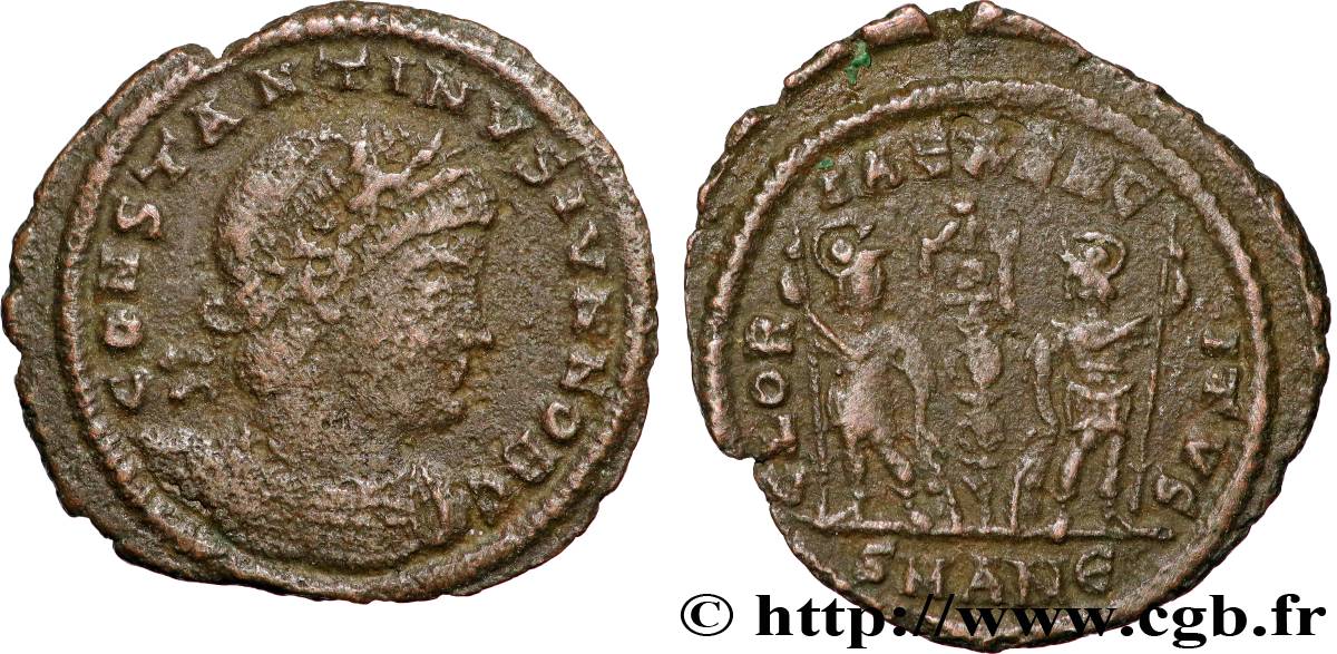 CONSTANTINE II Centenionalis ou nummus XF