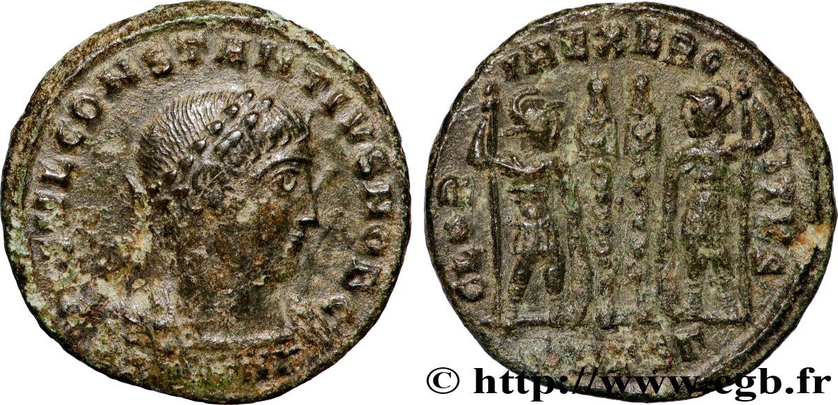 CONSTANTIUS II Centenionalis ou nummus XF