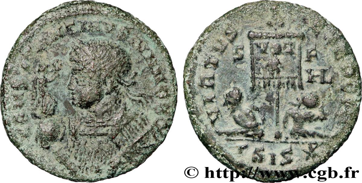 CONSTANTINE II Centenionalis ou nummus VF