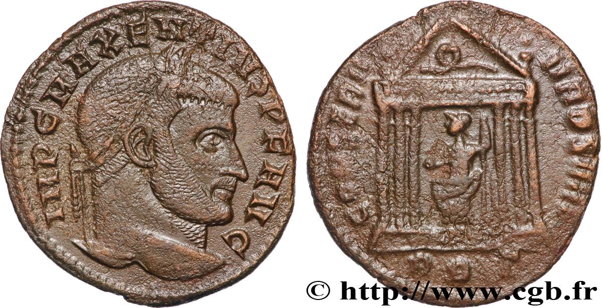 MAXENTIUS Follis ou nummus AU