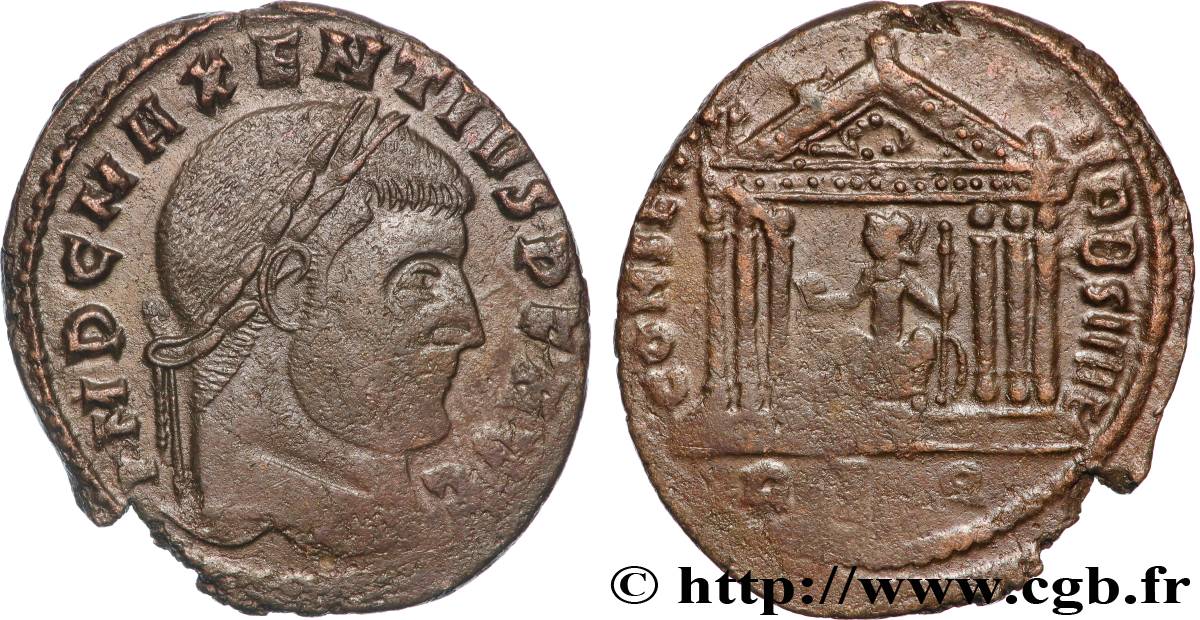 MAXENTIUS Follis ou nummus AU