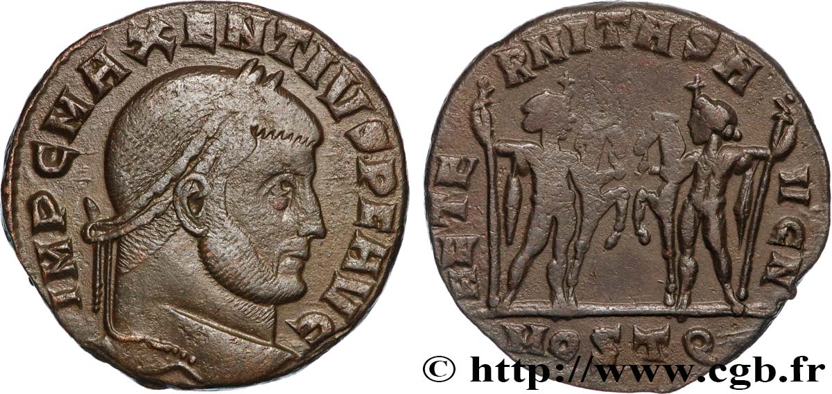 MAXENTIUS Follis ou nummus AU