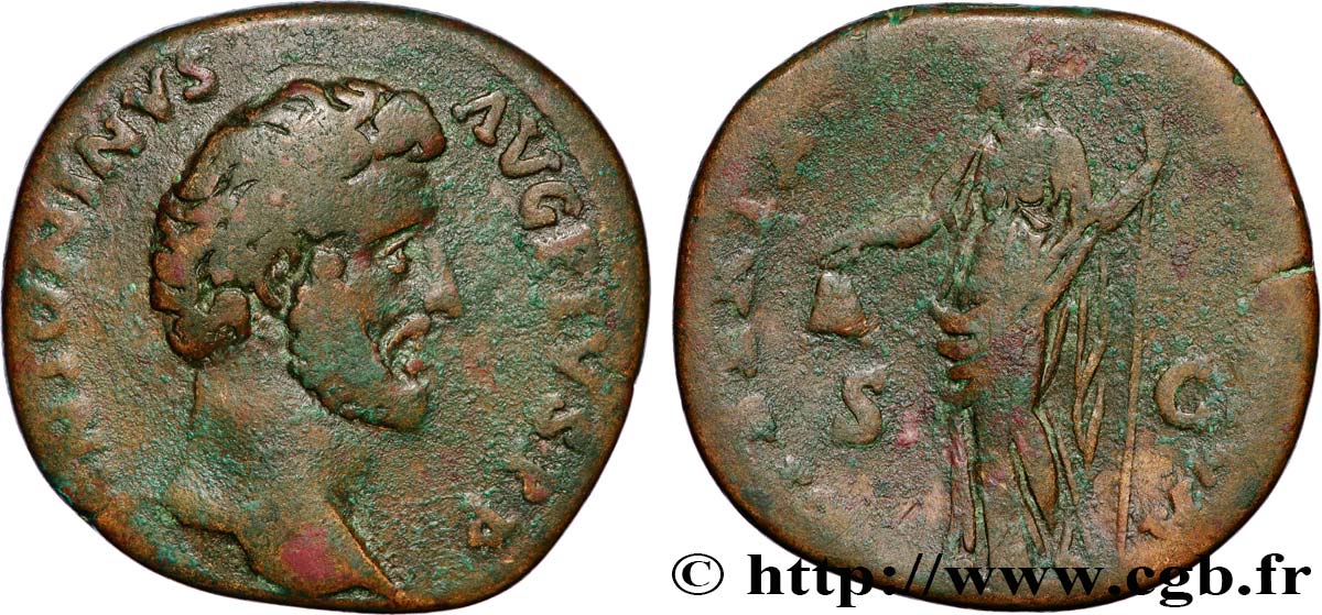 ANTONINUS PIUS Sesterce XF/VF