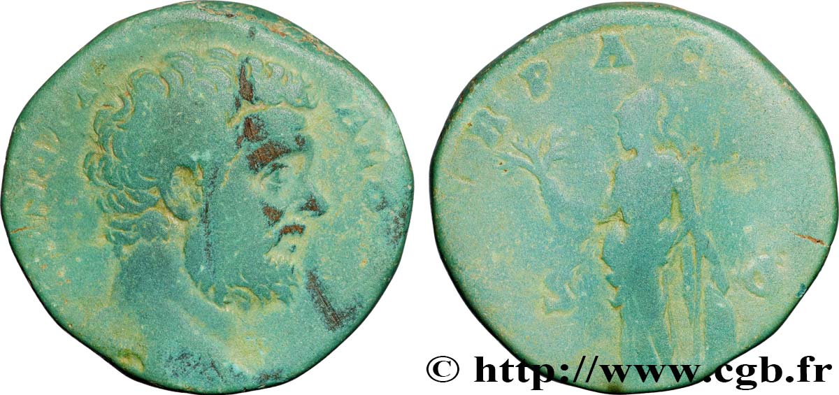 CLODIUS ALBINUS Sesterce VF/VF