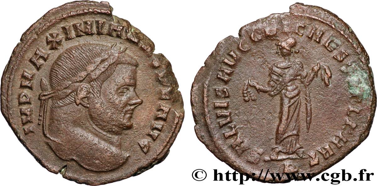 MAXIMIANUS HERCULIUS Follis ou nummus AU