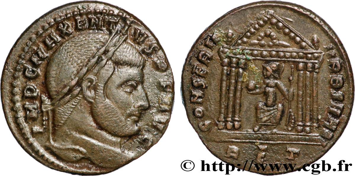 MAXENTIUS Follis ou nummus AU