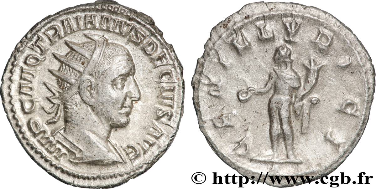 TRAJAN DECIUS Antoninien AU/XF