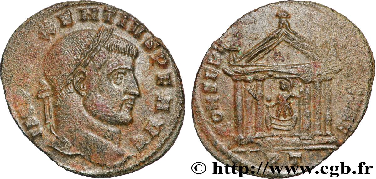 MAXENTIUS Follis ou nummus AU