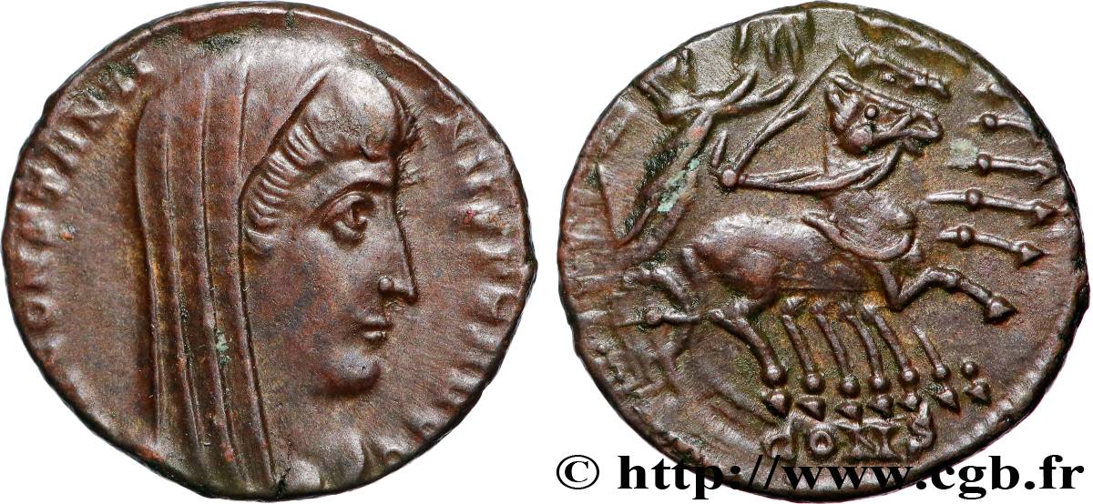 CONSTANTINE I THE GREAT Centenionalis ou nummus AU/AU