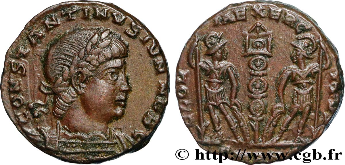 CONSTANTIN II Centenionalis ou nummus SUP