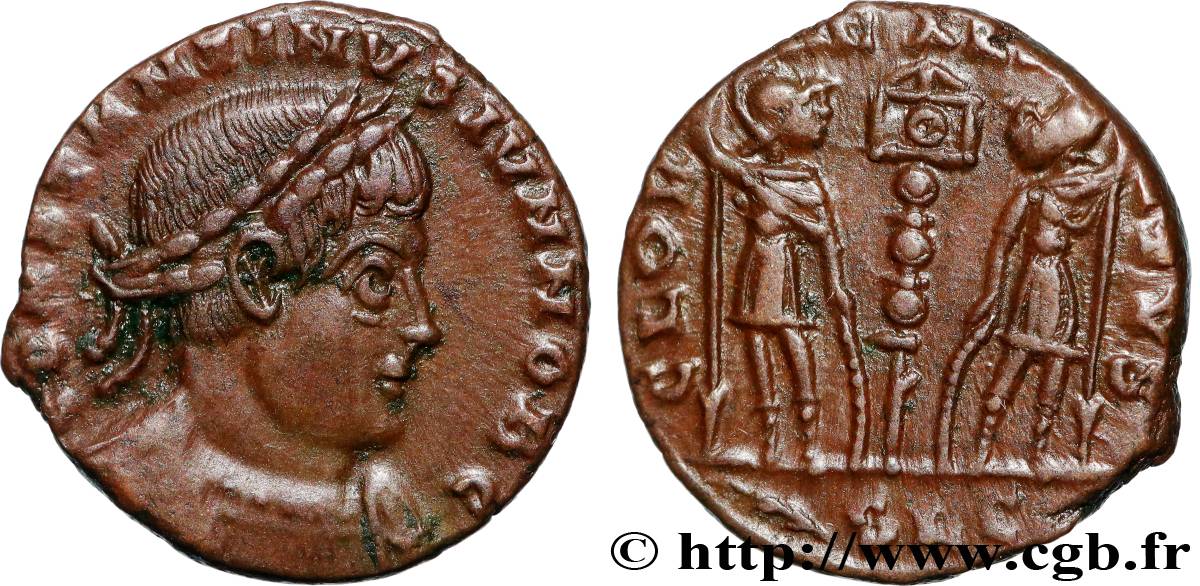 CONSTANTINE II Centenionalis ou nummus AU