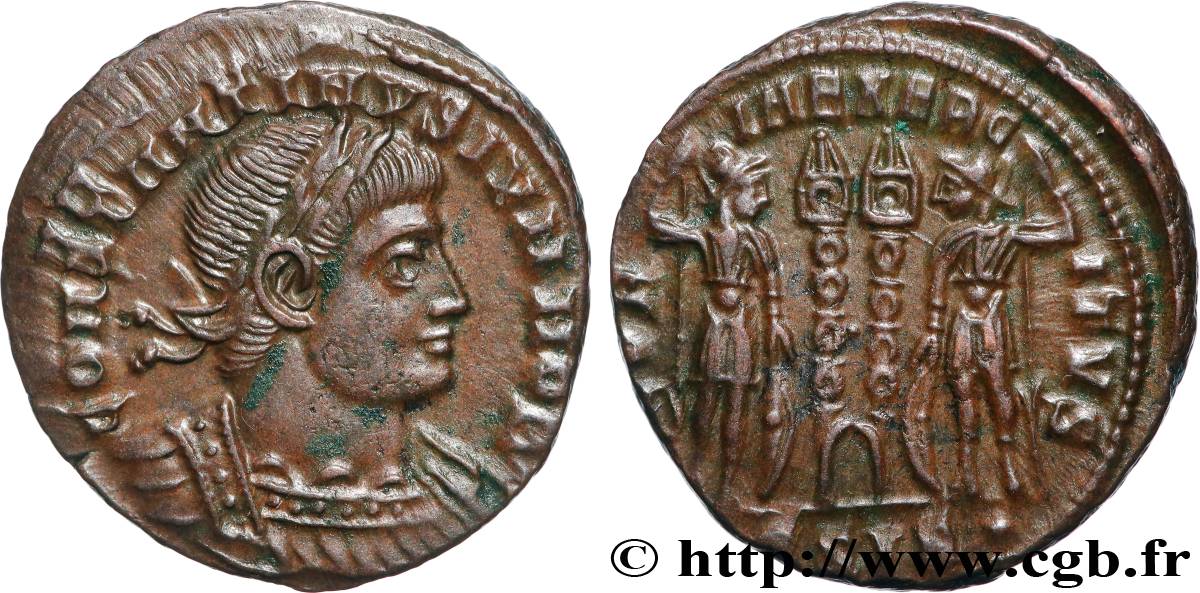 CONSTANTINE II Centenionalis ou nummus AU