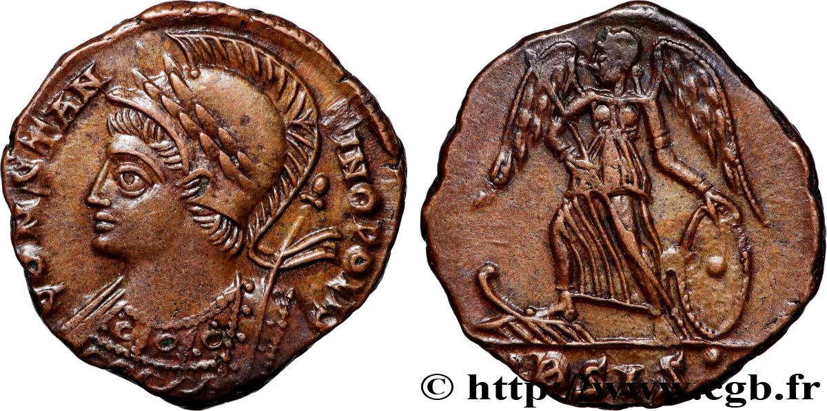 CONSTANTINOPOLIS Centenionalis ou nummus MS/AU