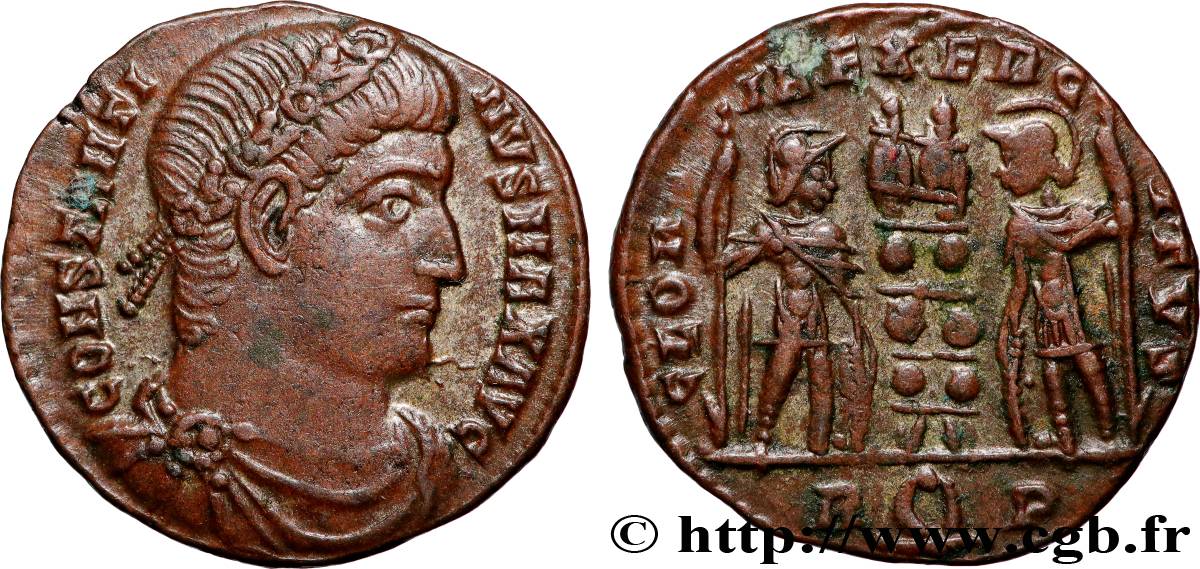 CONSTANTINE I THE GREAT Centenionalis ou nummus AU