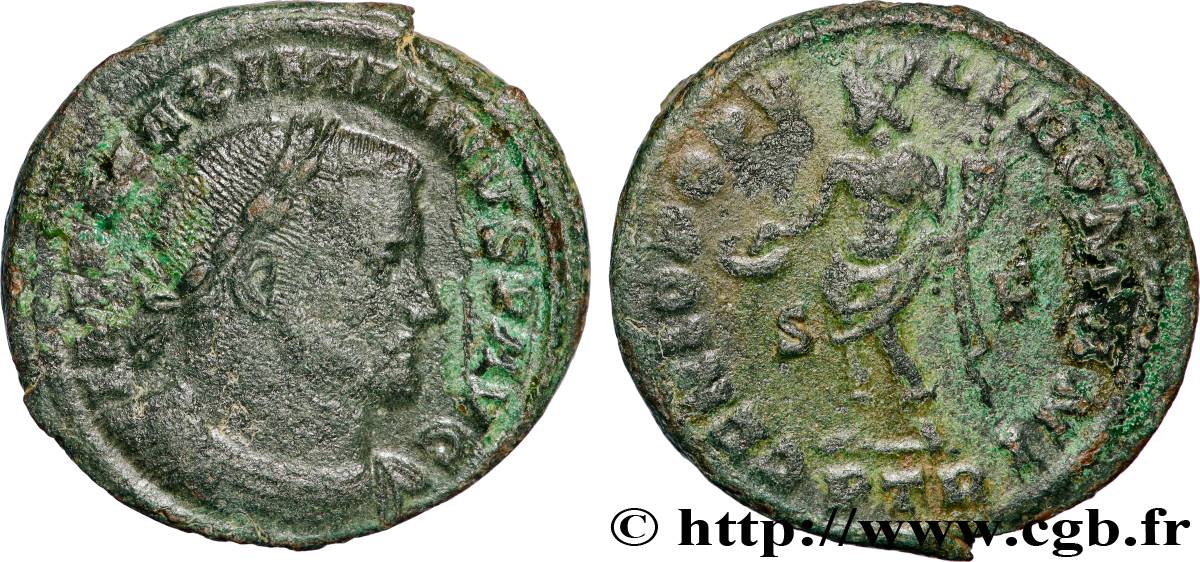 MAXIMIEN HERCULE Follis ou nummus TB+