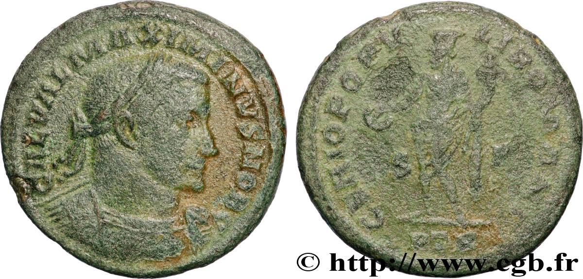 MAXIMIN II DAIA Follis ou nummus TTB/TB