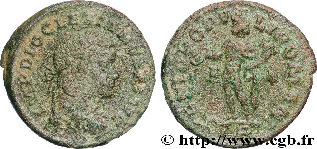 DIOCLETIAN Follis ou nummus VF