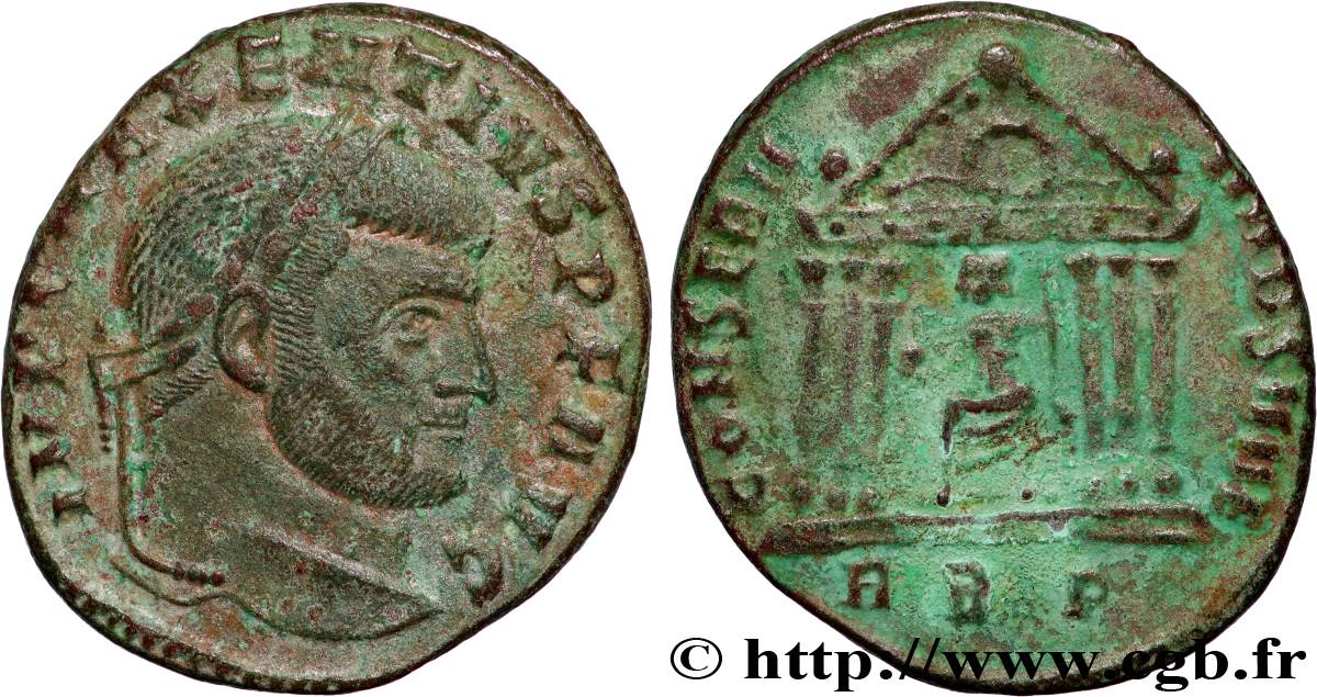 MAXENTIUS Follis ou nummus AU