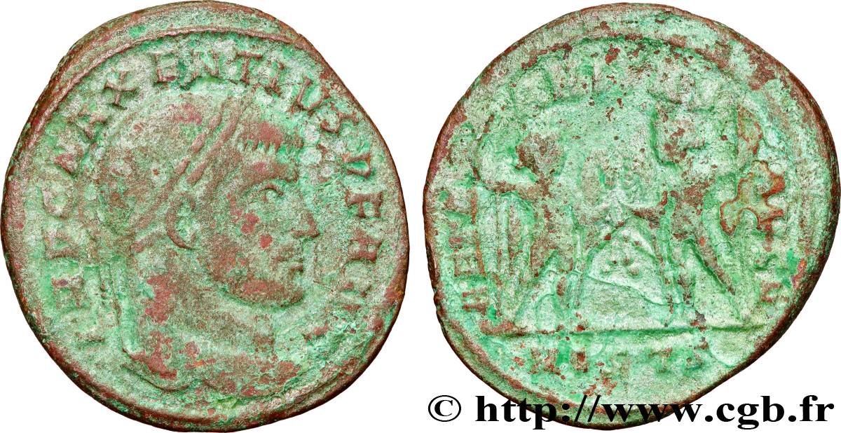 MAXENTIUS Follis ou nummus XF