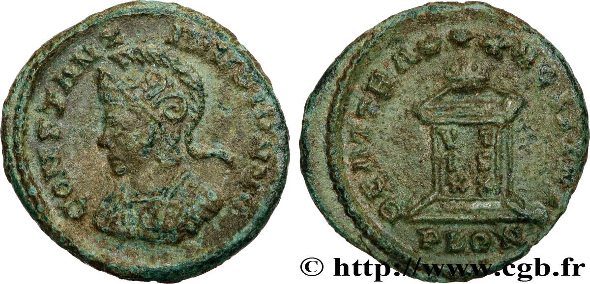 CONSTANTINE II Centenionalis ou nummus XF