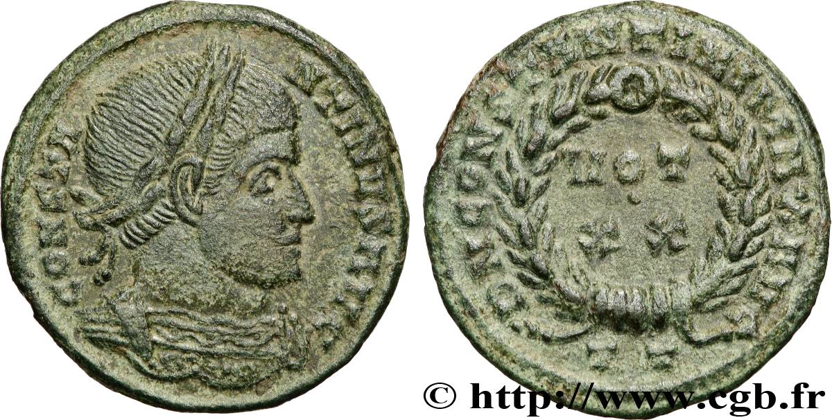 CONSTANTINE I THE GREAT Centenionalis ou nummus AU