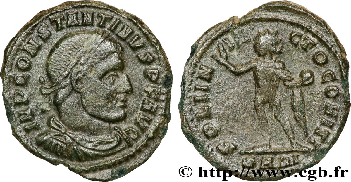 CONSTANTINUS I DER GROßE Follis ou nummus SS