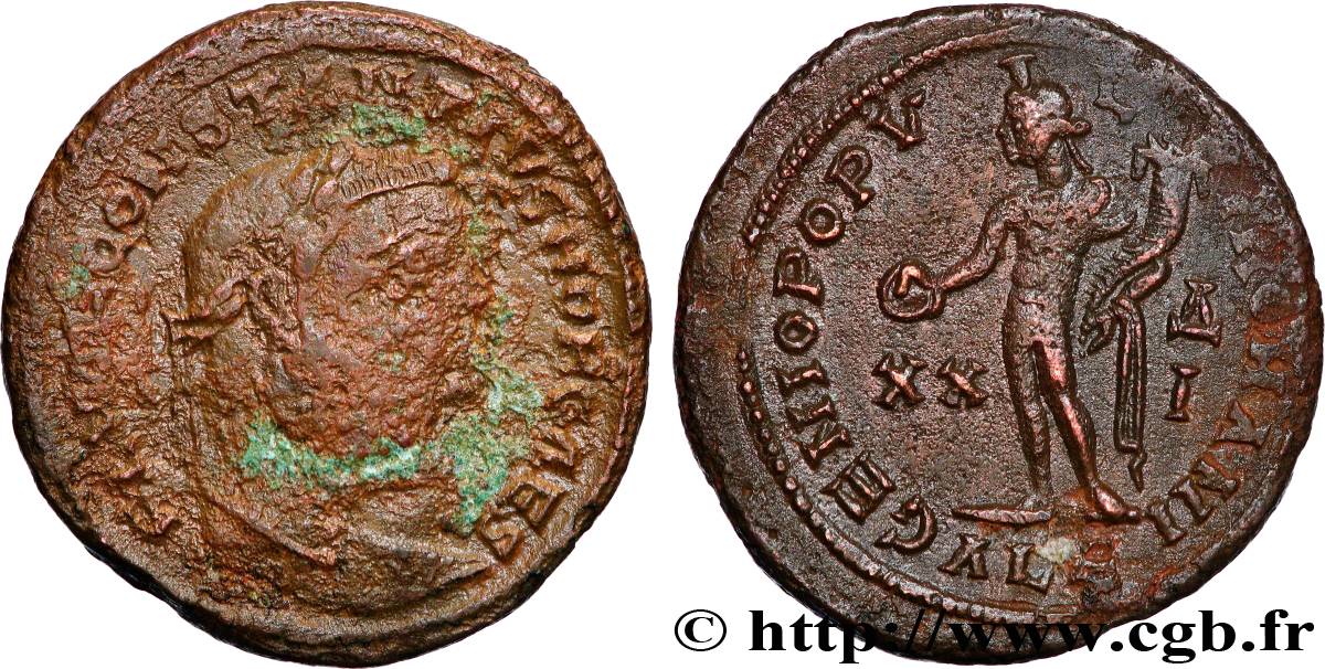 CONSTANTIUS I Follis ou nummus VF/XF