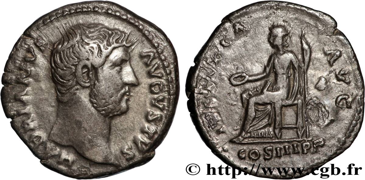 HADRIAN Denier AU