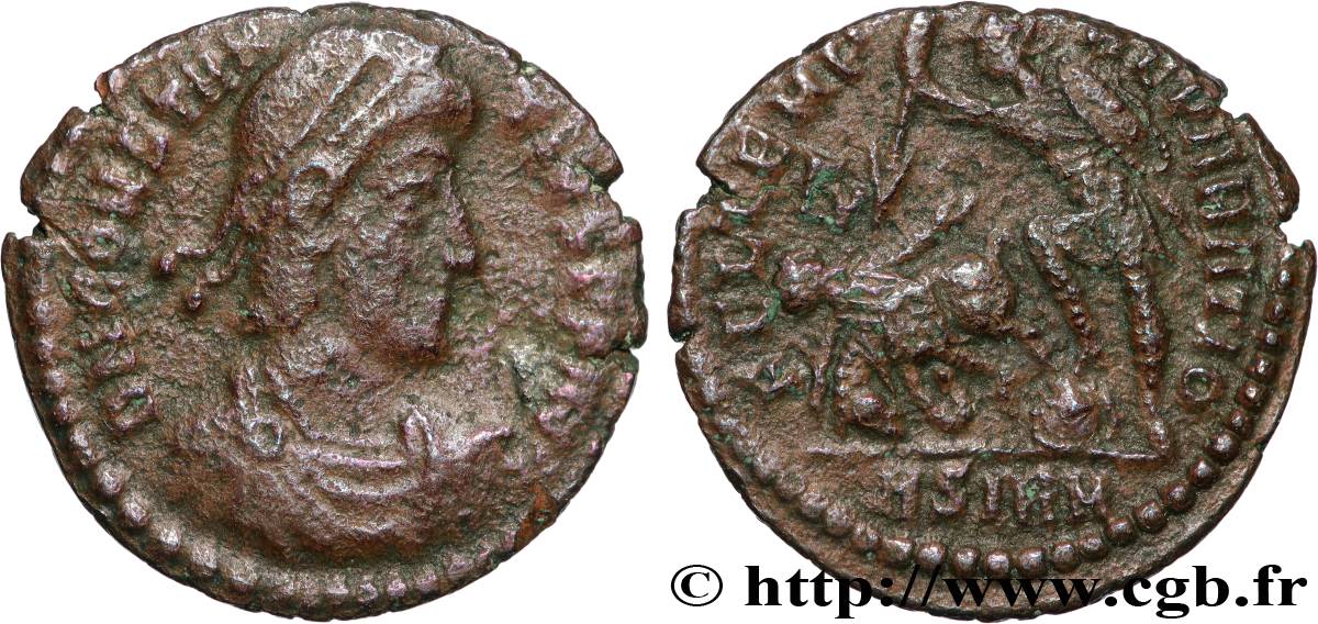 CONSTANTIUS II Maiorina réduite, (PB, Æ 3) XF