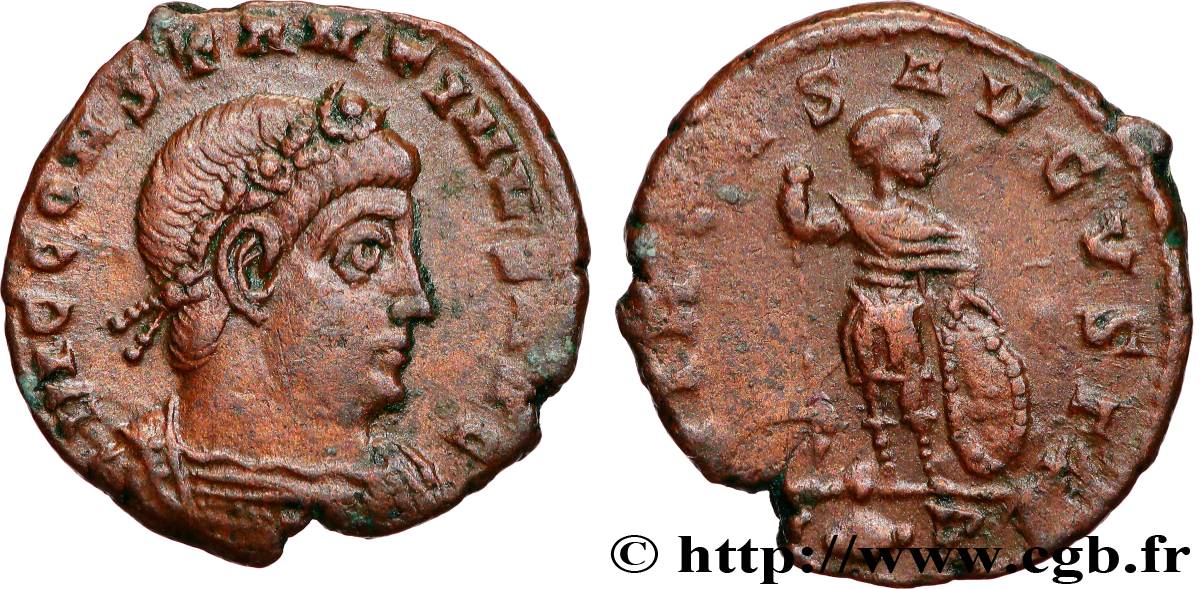 CONSTANTINE II Centenionalis ou nummus AU