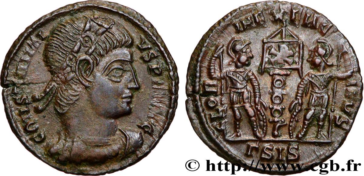 CONSTANTIUS II Centenionalis ou nummus fVZ/VZ