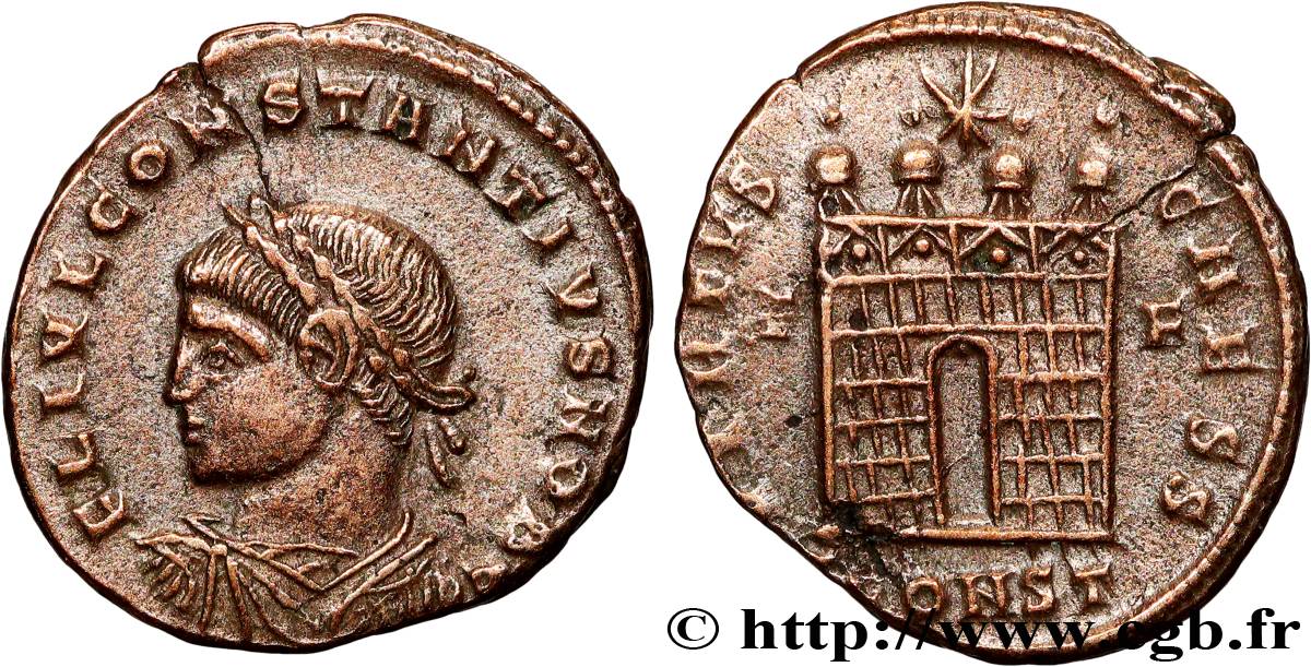 CONSTANTIUS II Centenionalis ou nummus AU