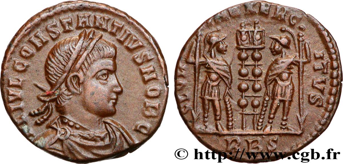 CONSTANCE II Centenionalis ou nummus SUP