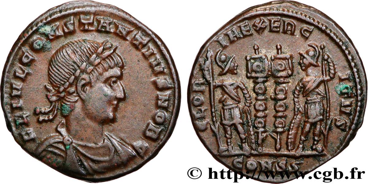 CONSTANTIUS II Centenionalis ou nummus AU