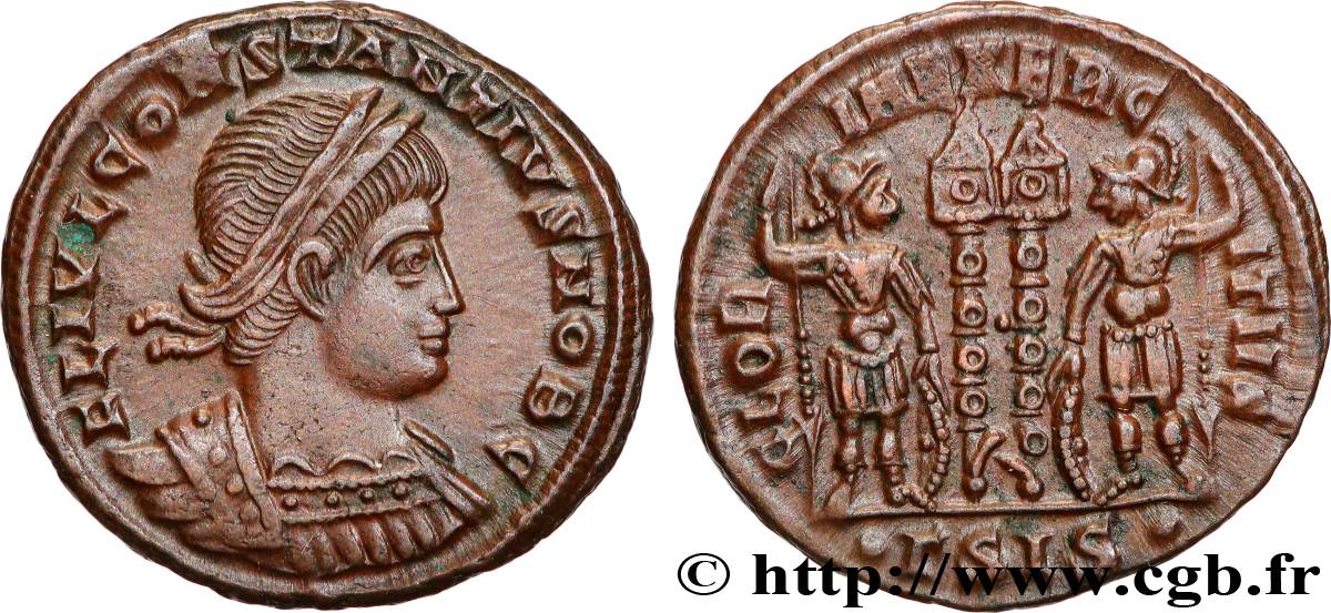 CONSTANCE II Centenionalis ou nummus SPL/SUP