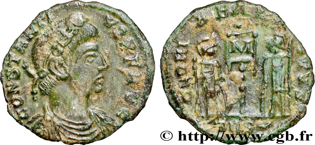 CONSTANTIUS II Centenionalis ou nummus AU