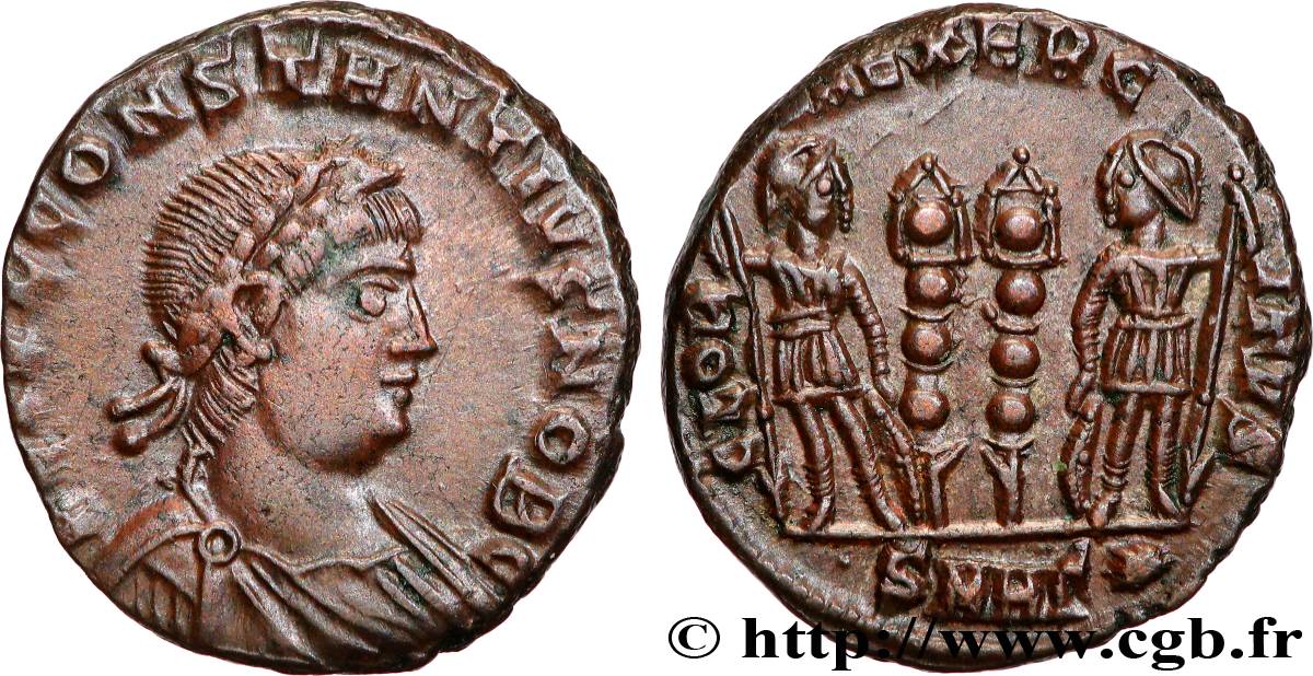 CONSTANTIUS II Centenionalis ou nummus VZ/fST