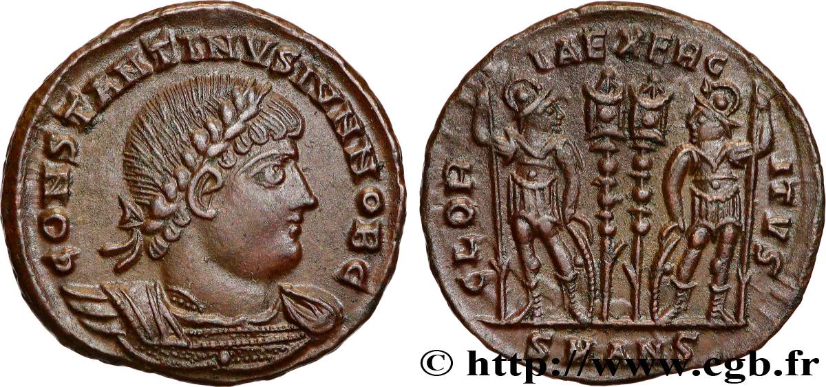 CONSTANTIN II Centenionalis ou nummus SPL