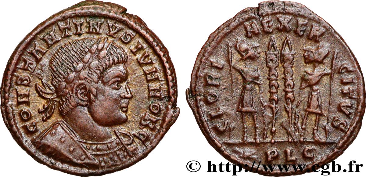 CONSTANTINO II Centenionalis ou nummus EBC/MBC+