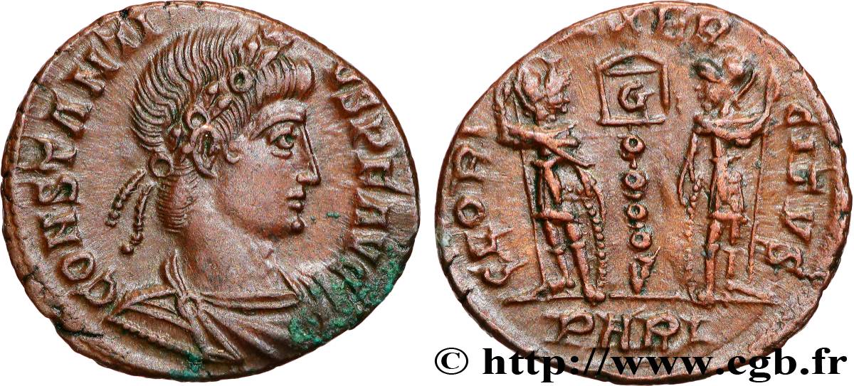 CONSTANTIUS II Centenionalis ou nummus AU