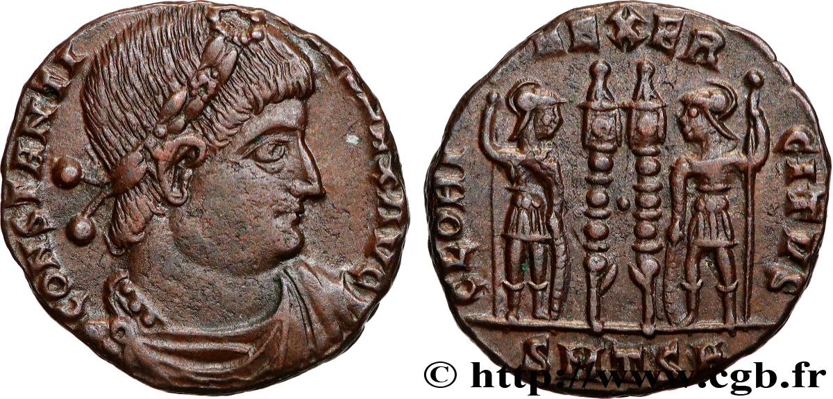 CONSTANTINE I THE GREAT Centenionalis ou nummus AU