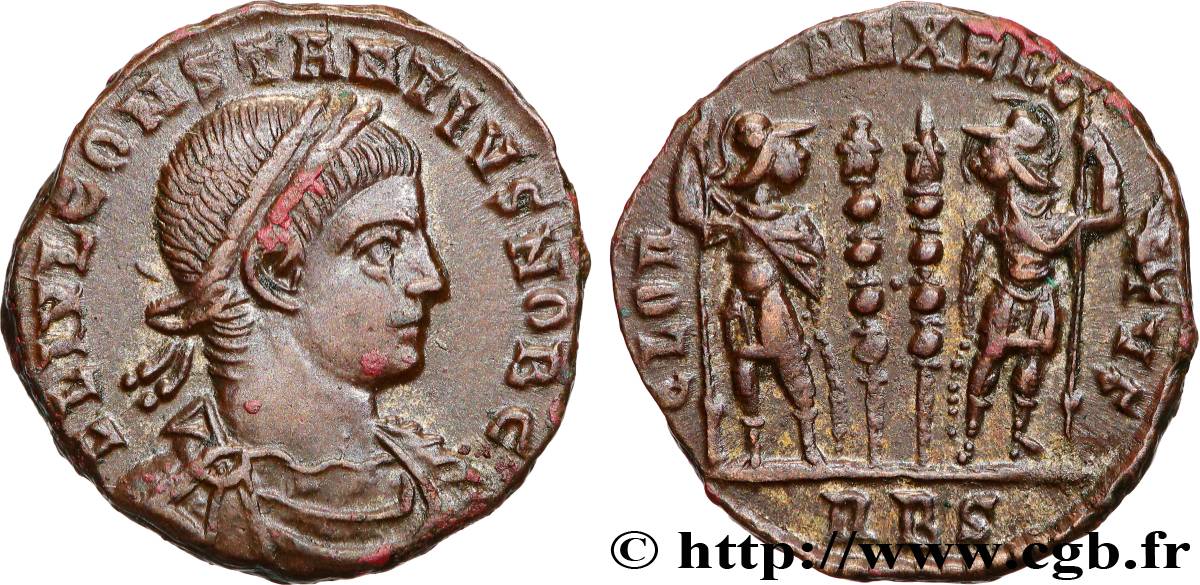 CONSTANTIUS II Centenionalis ou nummus AU