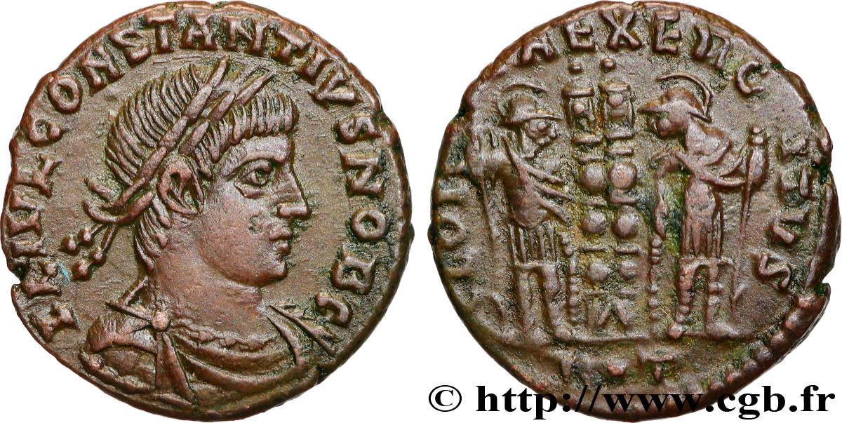 CONSTANTIUS II Centenionalis ou nummus AU/AU