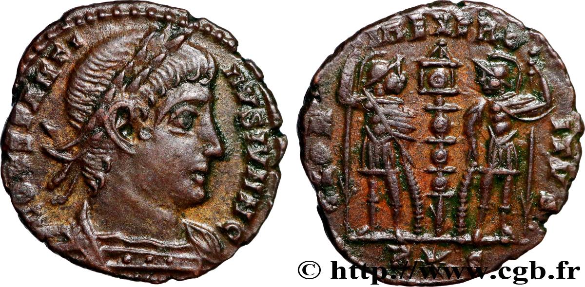 CONSTANTIN II Centenionalis ou nummus SUP