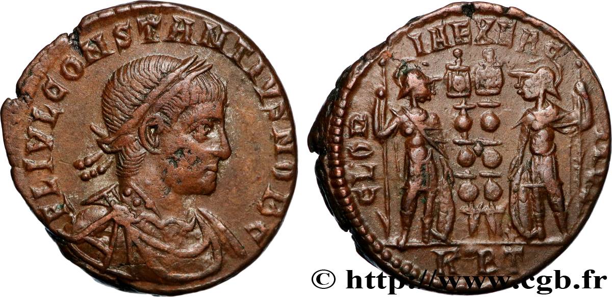 CONSTANTIUS II Centenionalis ou nummus AU